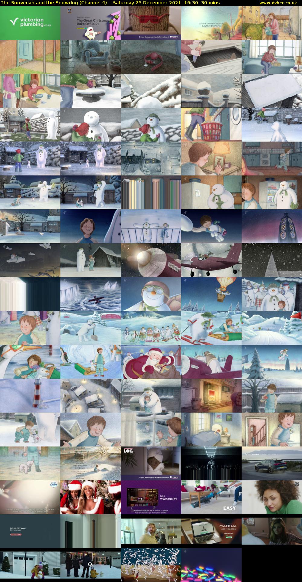 The Snowman and the Snowdog (Channel 4) Saturday 25 December 2021 16:30 - 17:00
