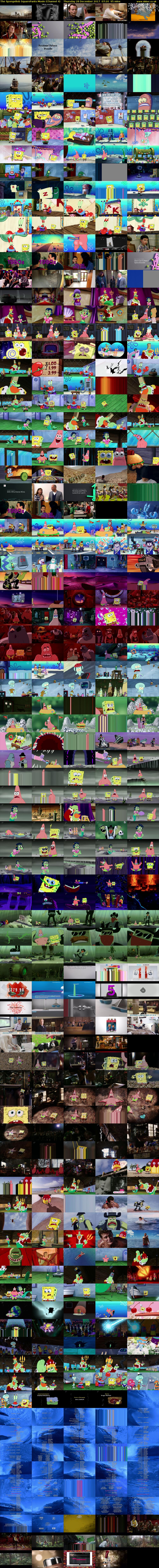 The SpongeBob SquarePants Movie (Channel 4) Thursday 28 December 2017 07:20 - 08:55