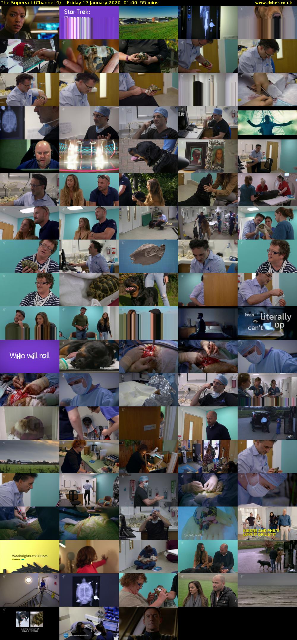 The Supervet (Channel 4) Friday 17 January 2020 01:00 - 01:55