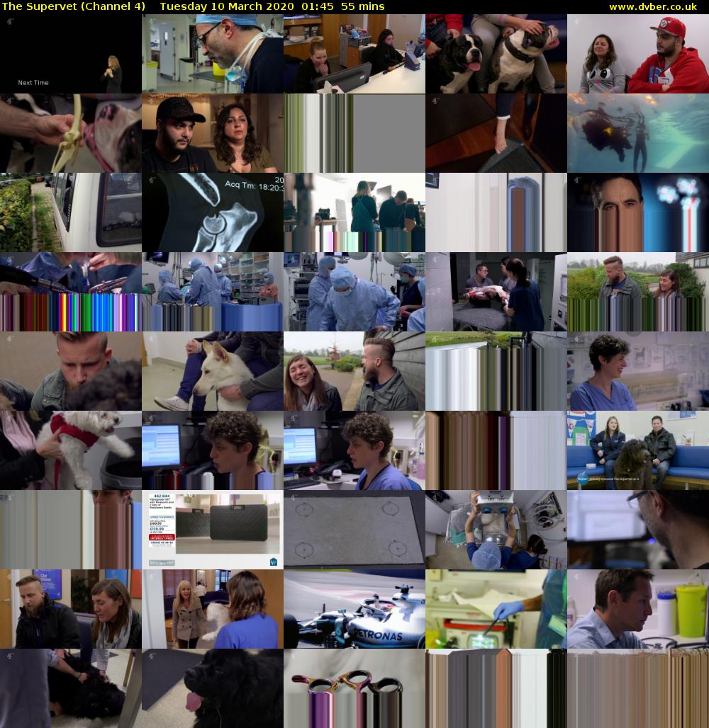 The Supervet (Channel 4) Tuesday 10 March 2020 01:45 - 02:40