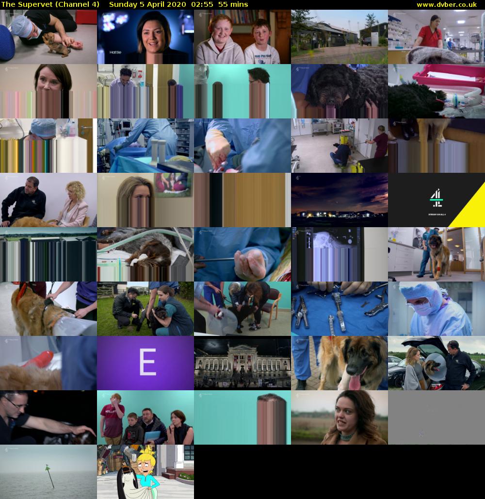The Supervet (Channel 4) Sunday 5 April 2020 02:55 - 03:50