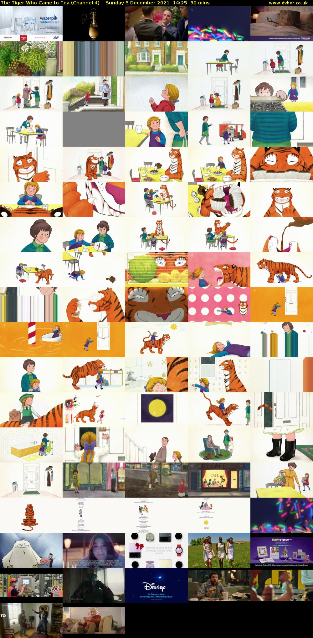 The Tiger Who Came to Tea (Channel 4) Sunday 5 December 2021 14:25 - 14:55