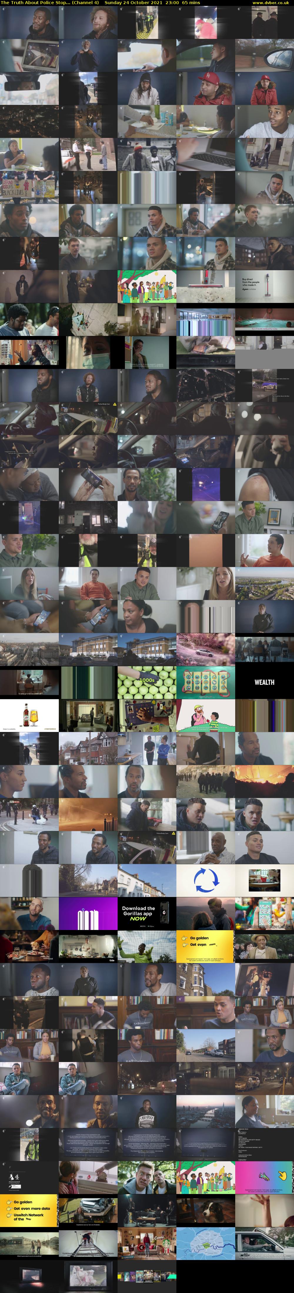 The Truth About Police Stop... (Channel 4) Sunday 24 October 2021 23:00 - 00:05
