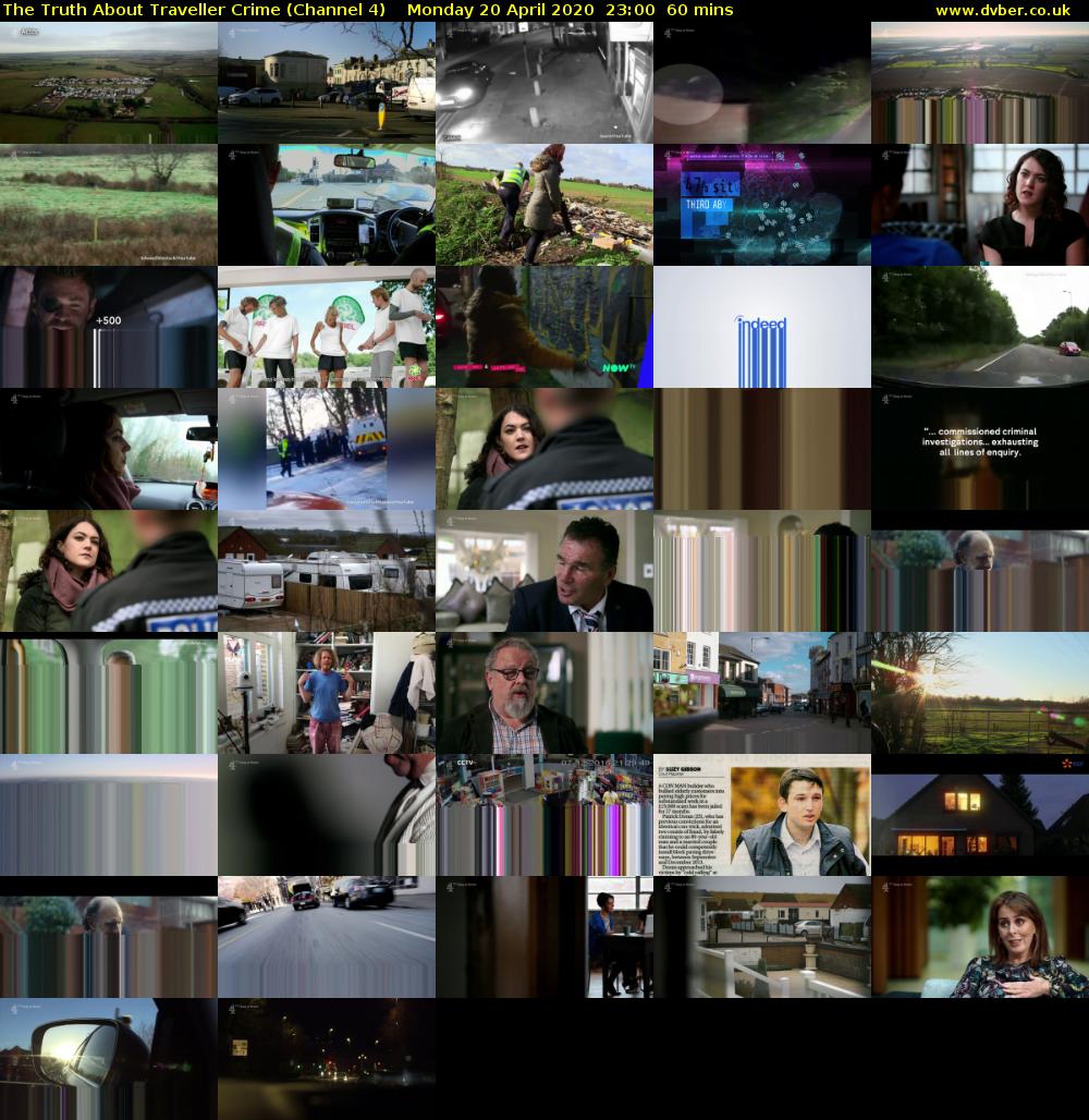 The Truth About Traveller Crime (Channel 4) Monday 20 April 2020 23:00 - 00:00