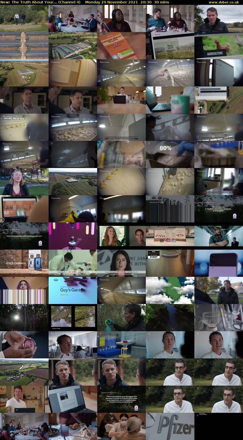 The Truth About Your... (Channel 4) Monday 29 November 2021 20:30 - 21:00