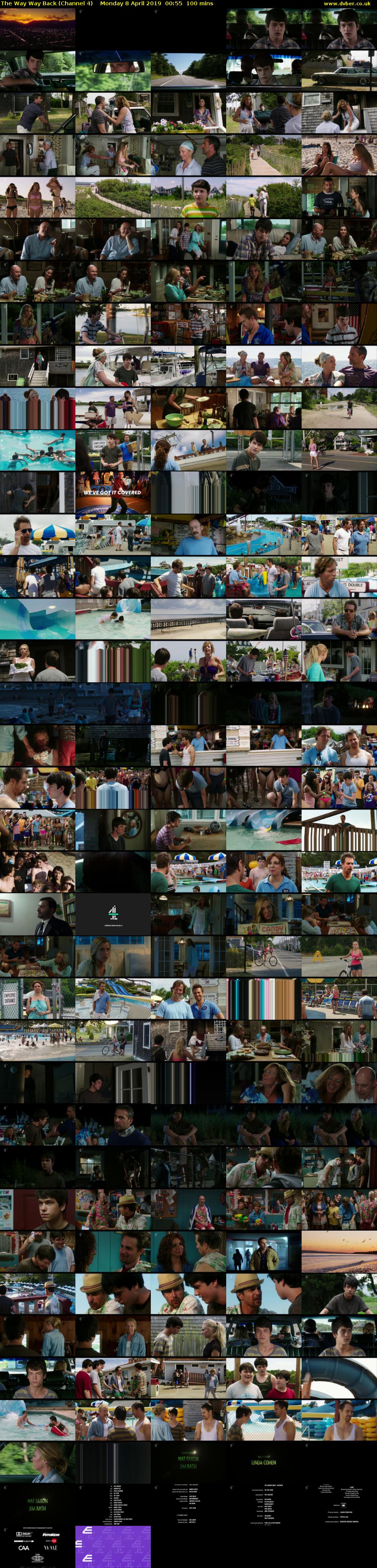 The Way Way Back (Channel 4) Monday 8 April 2019 00:55 - 02:35