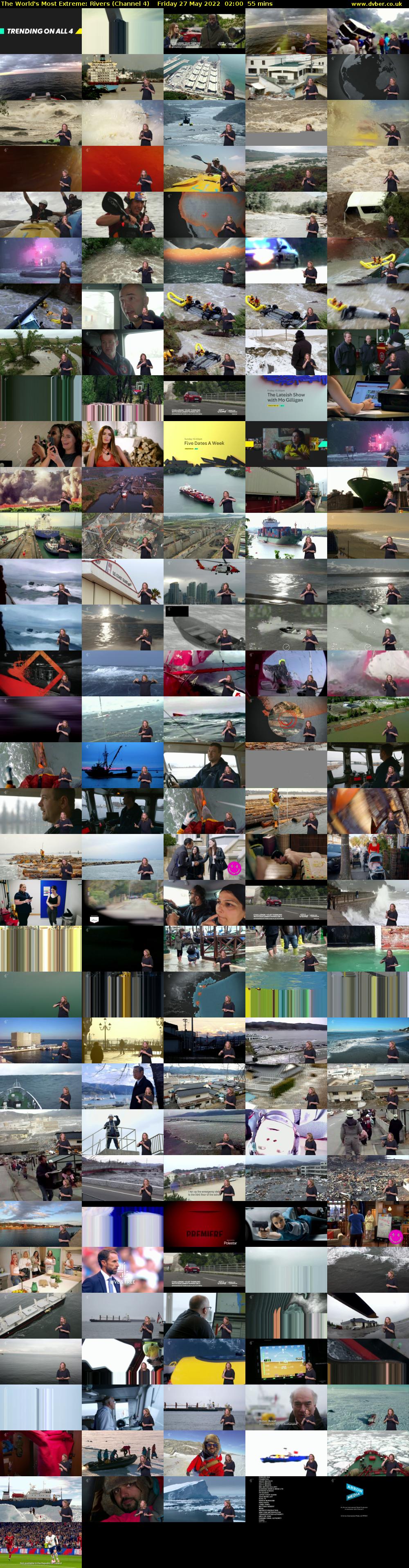 The World's Most Extreme: Rivers (Channel 4) Friday 27 May 2022 02:00 - 02:55