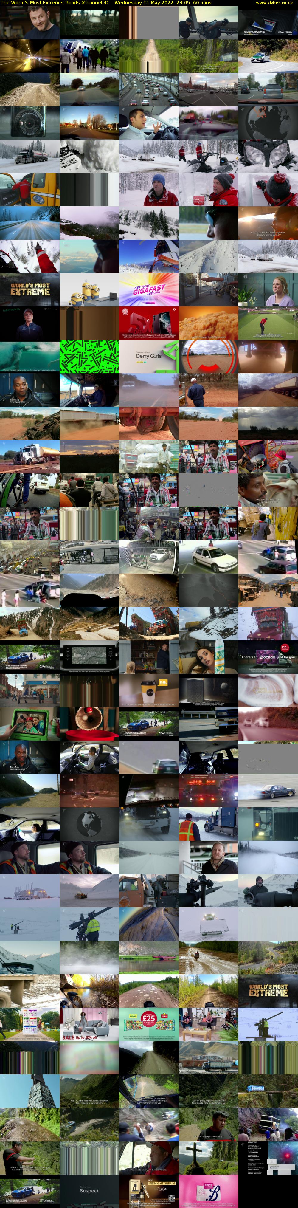 The World's Most Extreme: Roads (Channel 4) Wednesday 11 May 2022 23:05 - 00:05