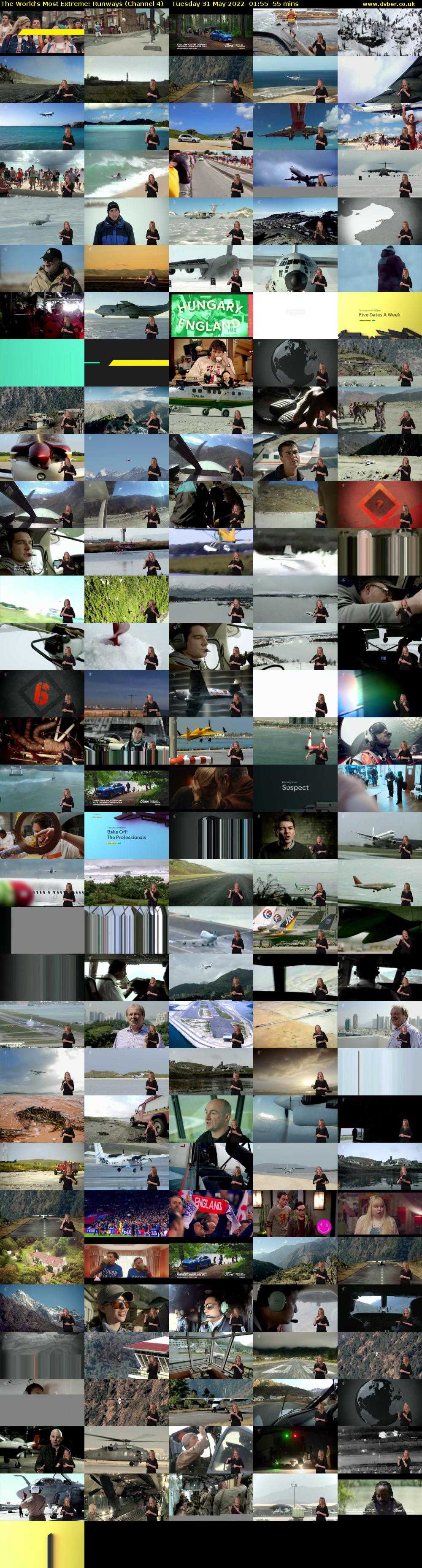 The World's Most Extreme: Runways (Channel 4) Tuesday 31 May 2022 01:55 - 02:50