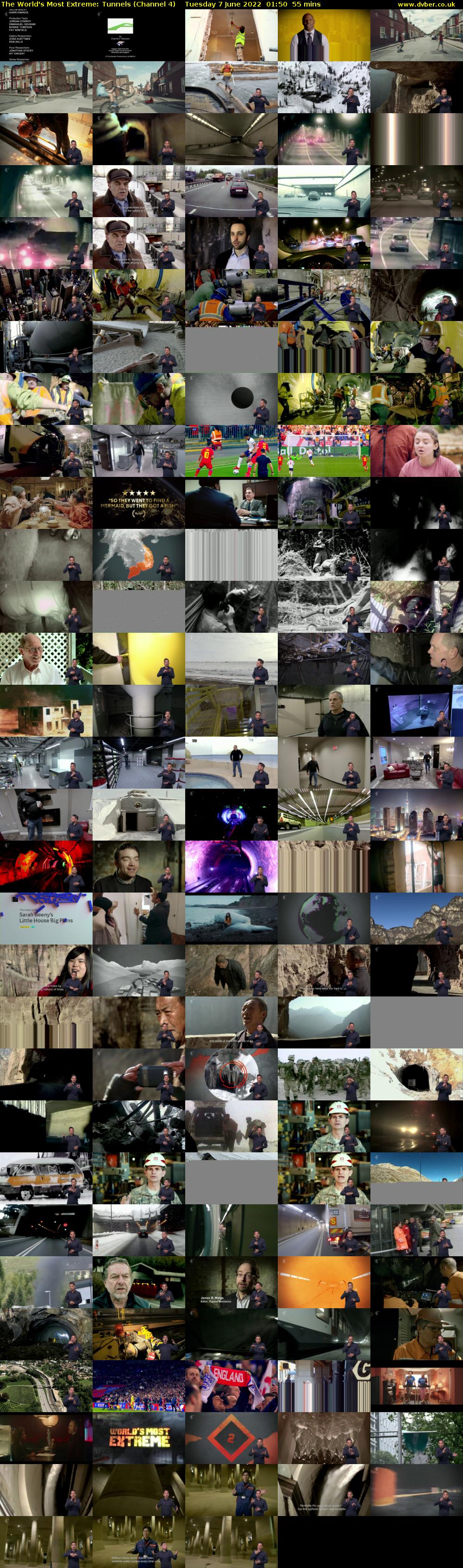 The World's Most Extreme: Tunnels (Channel 4) Tuesday 7 June 2022 01:50 - 02:45