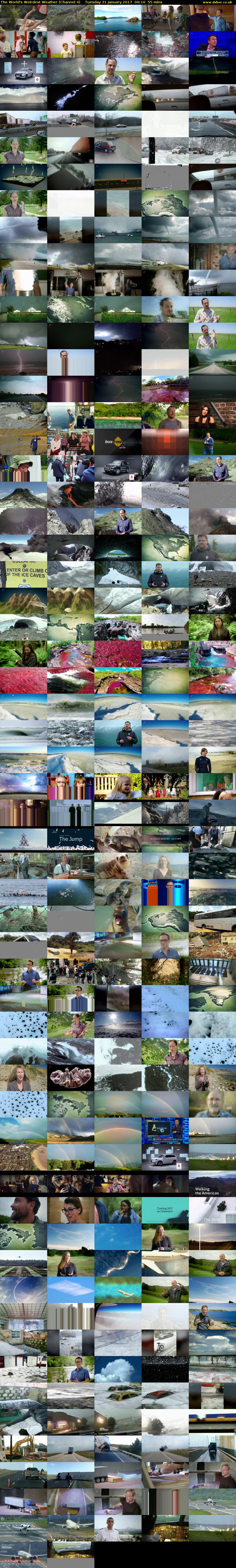 The World's Weirdest Weather (Channel 4) Tuesday 31 January 2017 00:10 - 01:05