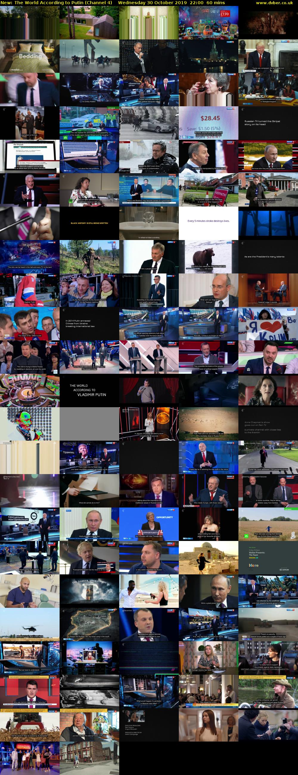 The World According to Putin (Channel 4) Wednesday 30 October 2019 22:00 - 23:00