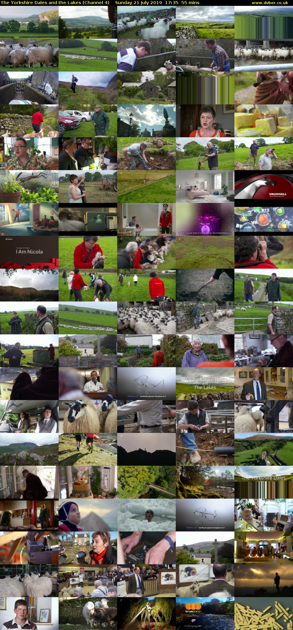 The Yorkshire Dales and the Lakes (Channel 4) Sunday 21 July 2019 17:35 - 18:30
