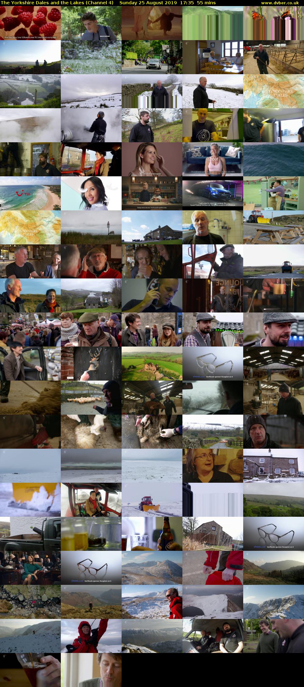 The Yorkshire Dales and the Lakes (Channel 4) Sunday 25 August 2019 17:35 - 18:30