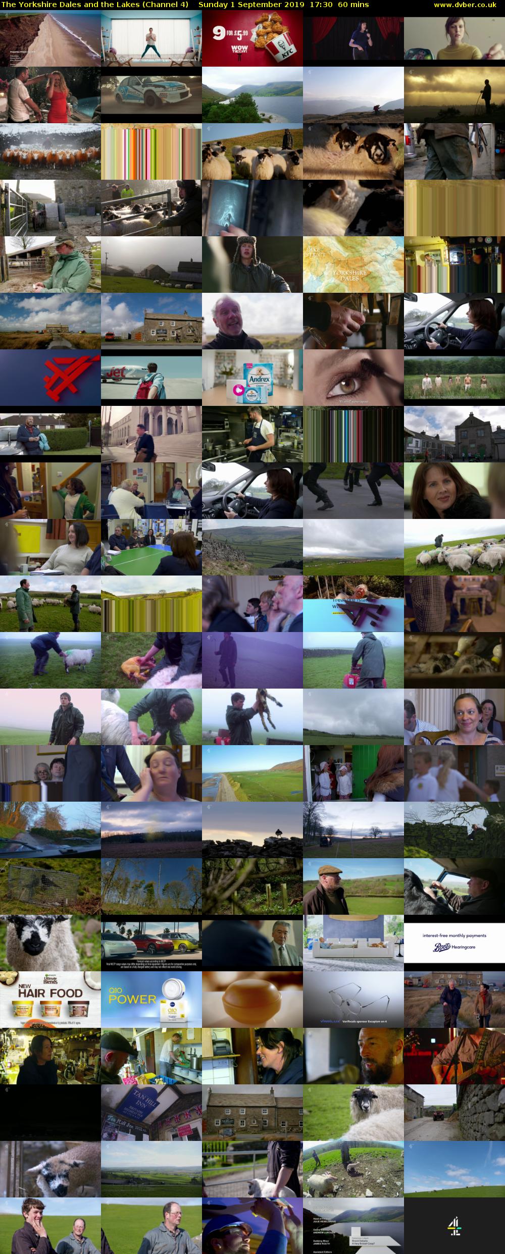 The Yorkshire Dales and the Lakes (Channel 4) Sunday 1 September 2019 17:30 - 18:30