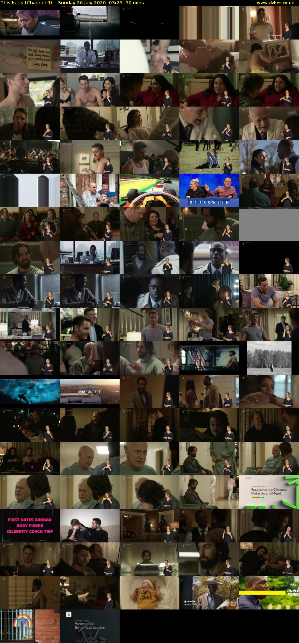 This Is Us (Channel 4) Sunday 26 July 2020 03:25 - 04:15
