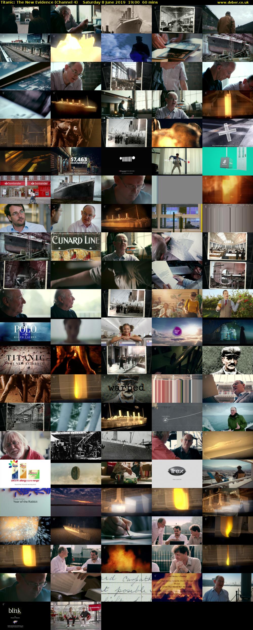 Titanic: The New Evidence (Channel 4) Saturday 8 June 2019 19:00 - 20:00