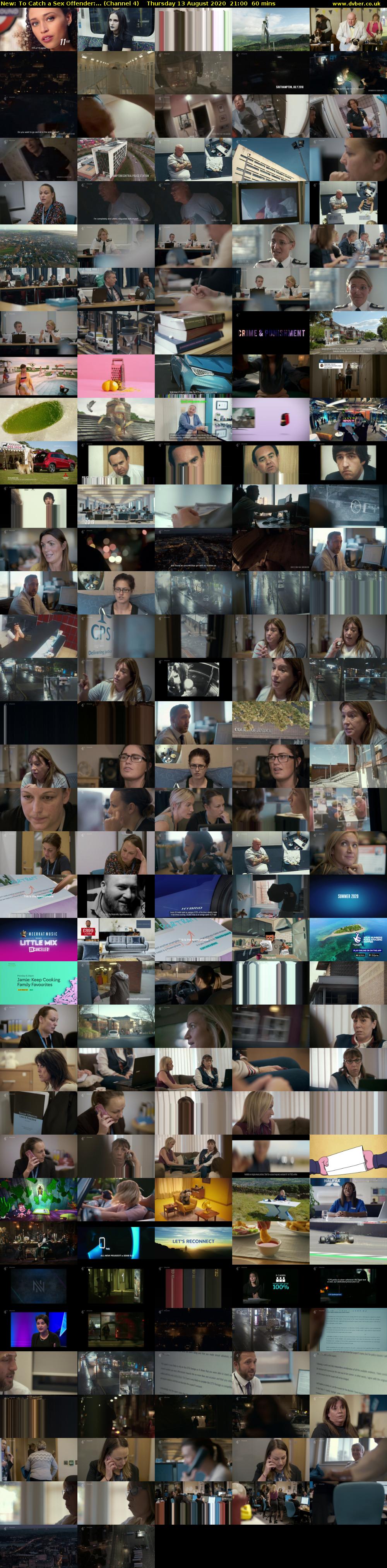 To Catch a Sex Offender:... (Channel 4) Thursday 13 August 2020 21:00 - 22:00