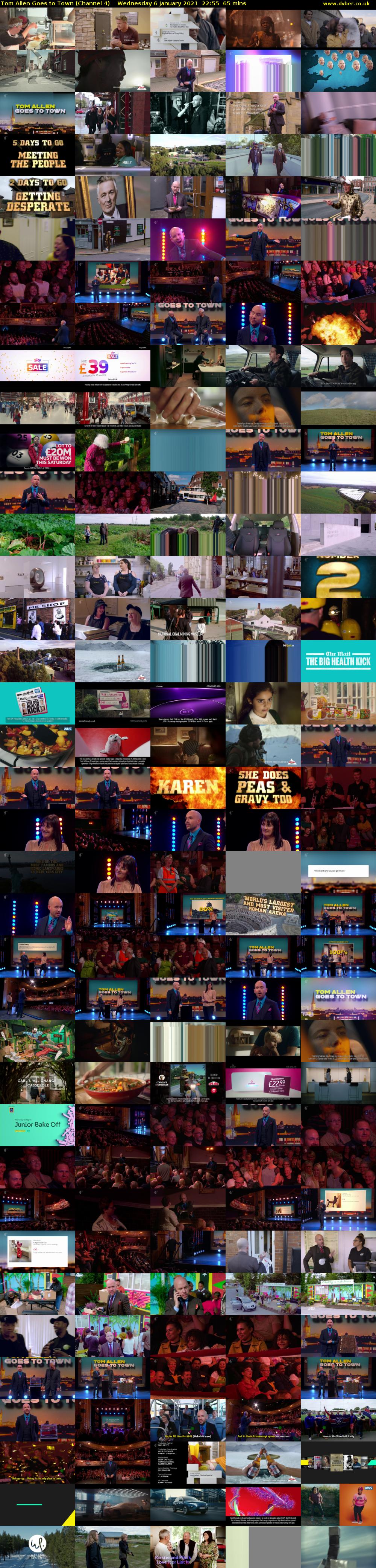 Tom Allen Goes to Town (Channel 4) Wednesday 6 January 2021 22:55 - 00:00