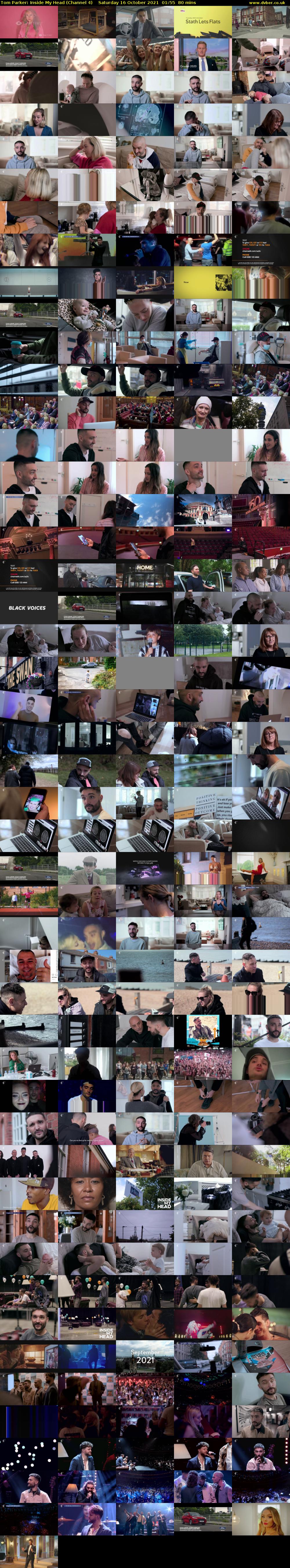 Tom Parker: Inside My Head (Channel 4) Saturday 16 October 2021 01:55 - 03:15