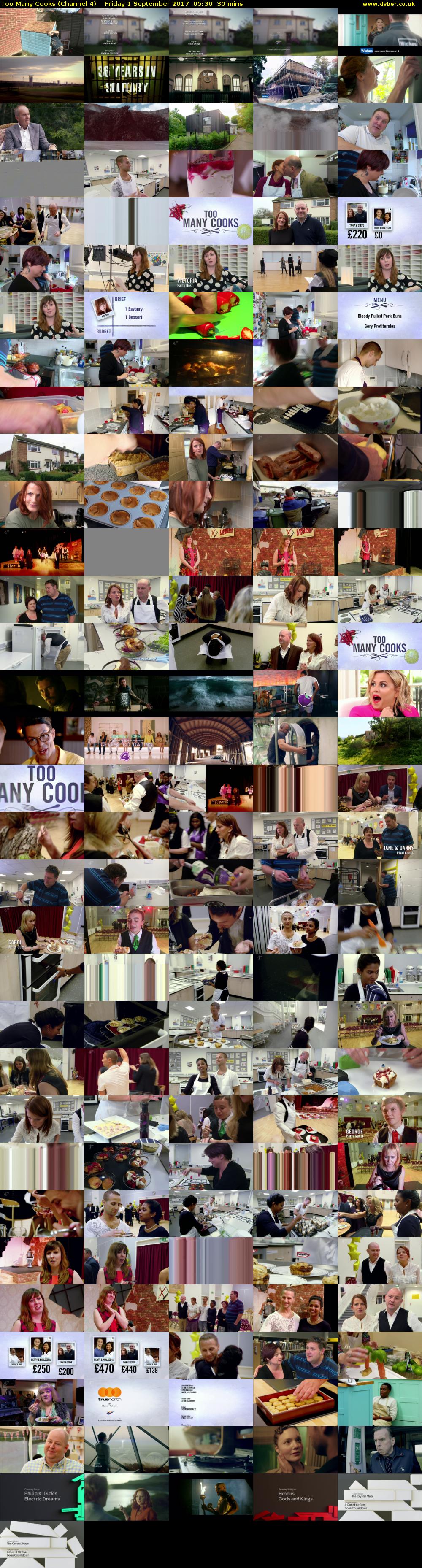 Too Many Cooks (Channel 4) Friday 1 September 2017 05:30 - 06:00