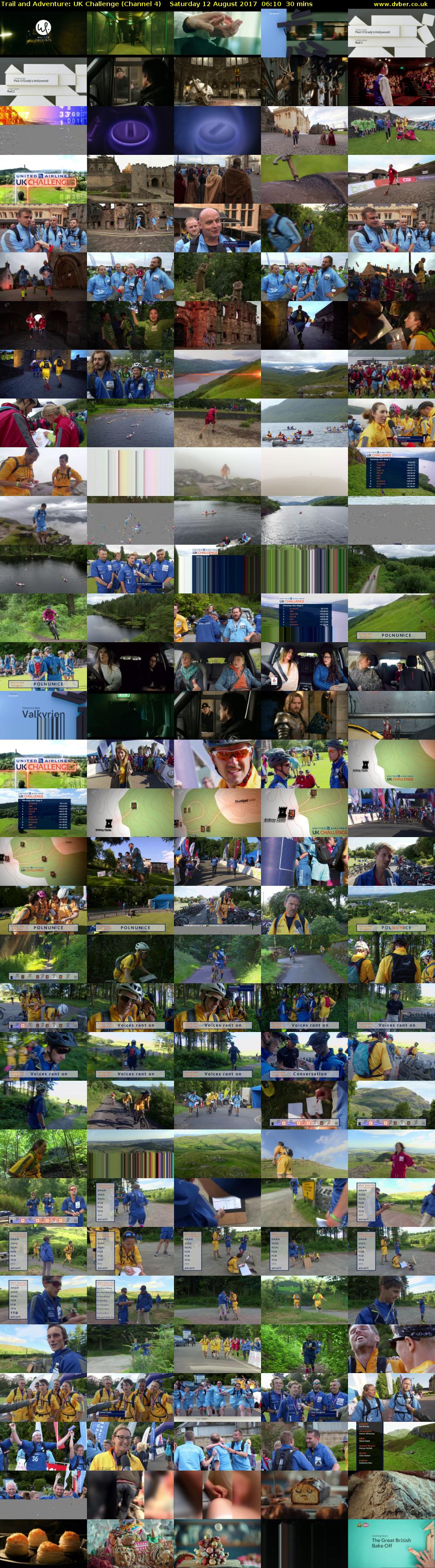 Trail and Adventure: UK Challenge (Channel 4) Saturday 12 August 2017 06:10 - 06:40