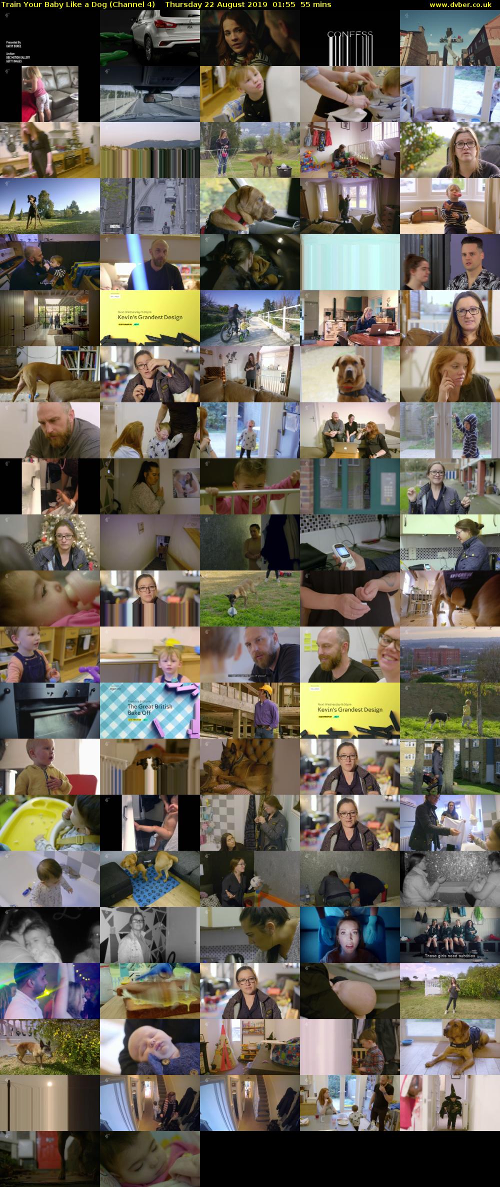 Train Your Baby Like a Dog (Channel 4) Thursday 22 August 2019 01:55 - 02:50