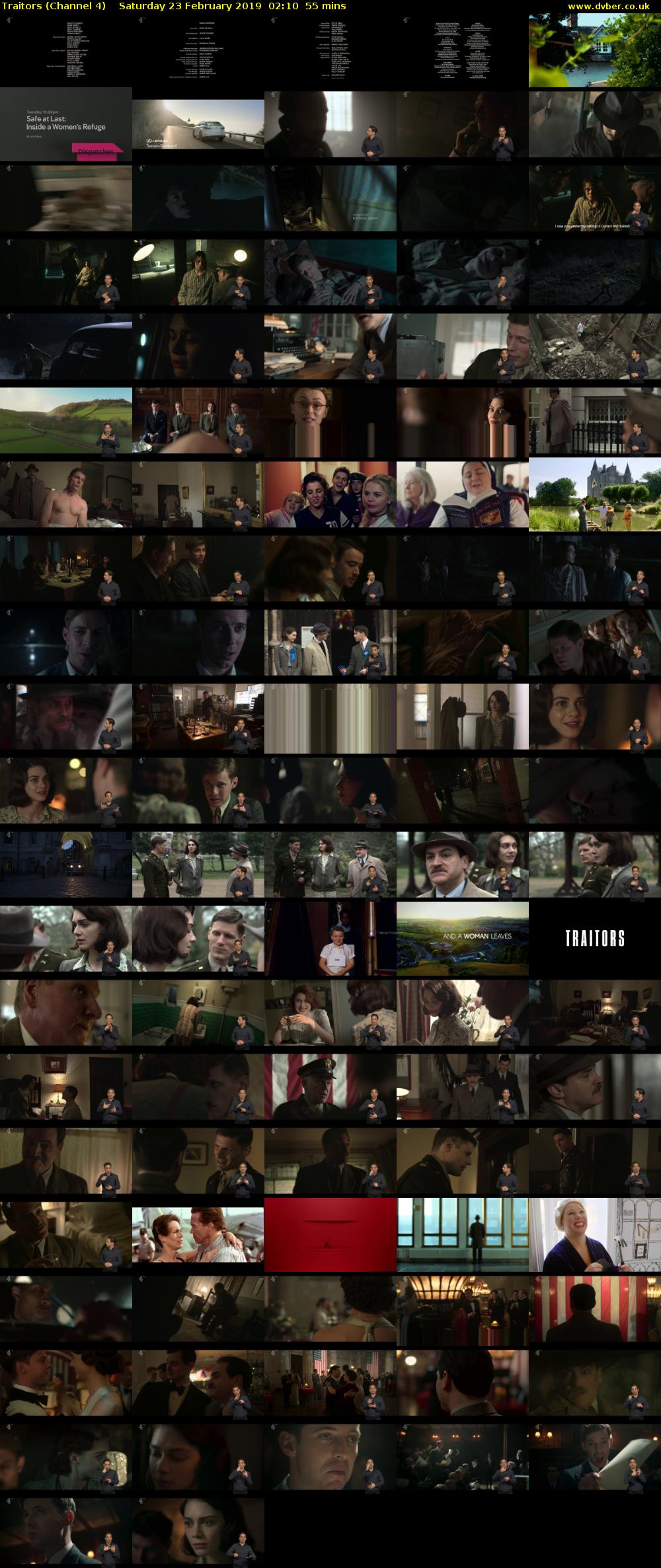 Traitors (Channel 4) Saturday 23 February 2019 02:10 - 03:05