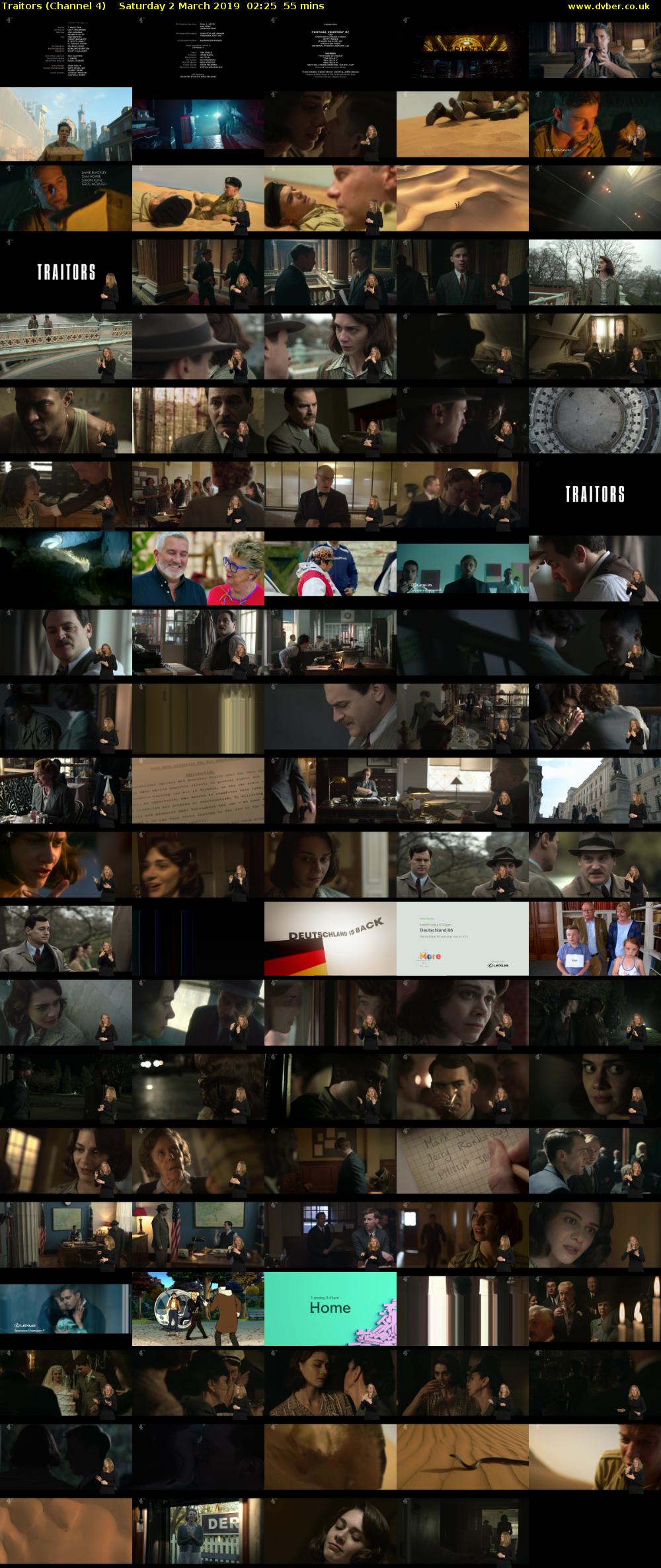 Traitors (Channel 4) Saturday 2 March 2019 02:25 - 03:20