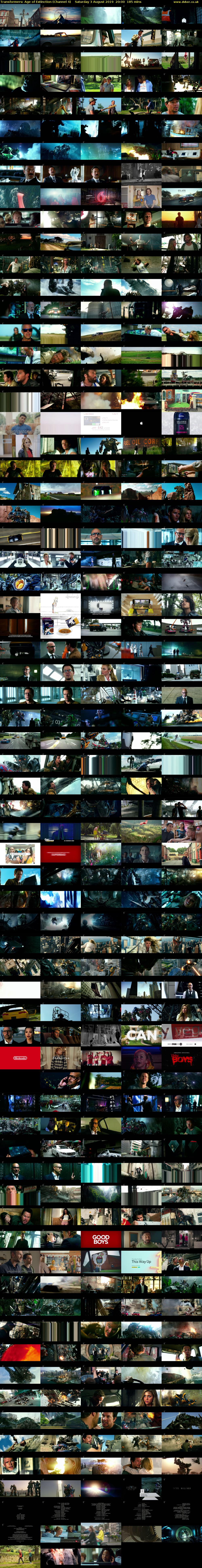 Transformers: Age of Extinction (Channel 4) Saturday 3 August 2019 20:00 - 23:05