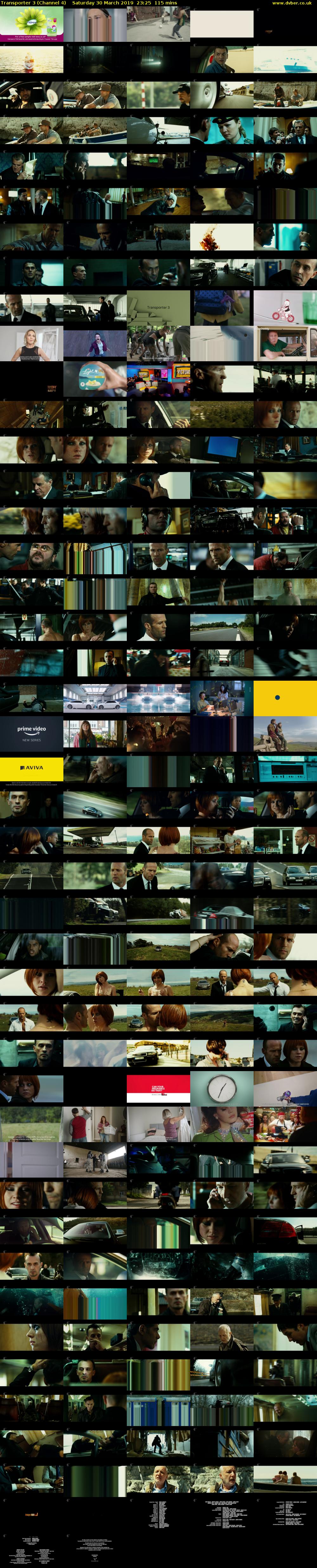 Transporter 3 (Channel 4) Saturday 30 March 2019 23:25 - 02:20