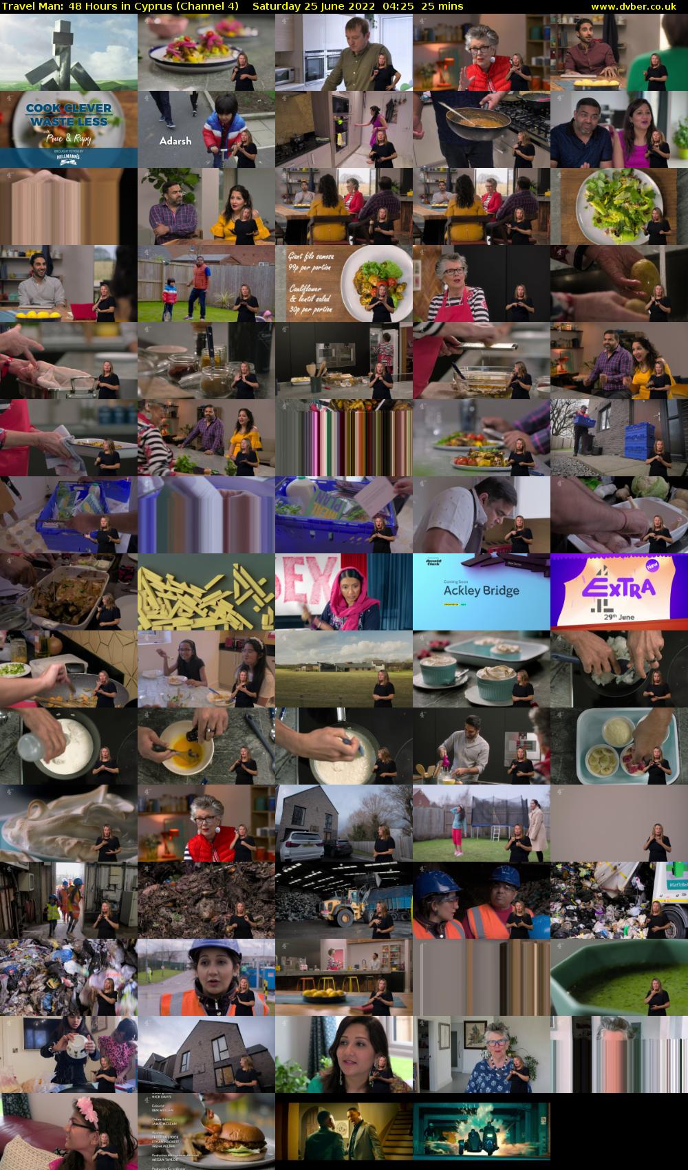 Travel Man: 48 Hours in Cyprus (Channel 4) Saturday 25 June 2022 04:25 - 04:50