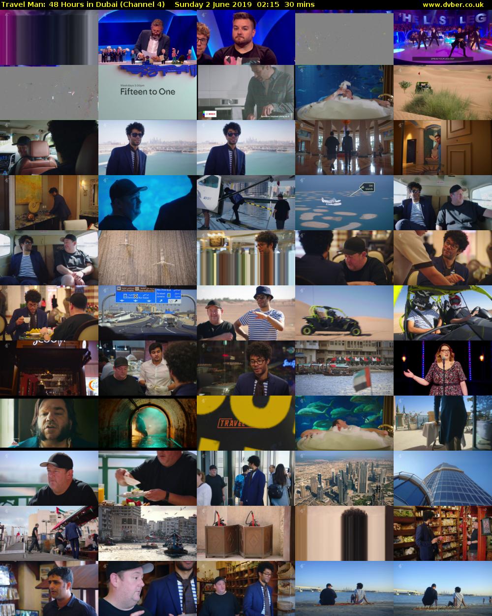 Travel Man: 48 Hours in Dubai (Channel 4) Sunday 2 June 2019 02:15 - 02:45