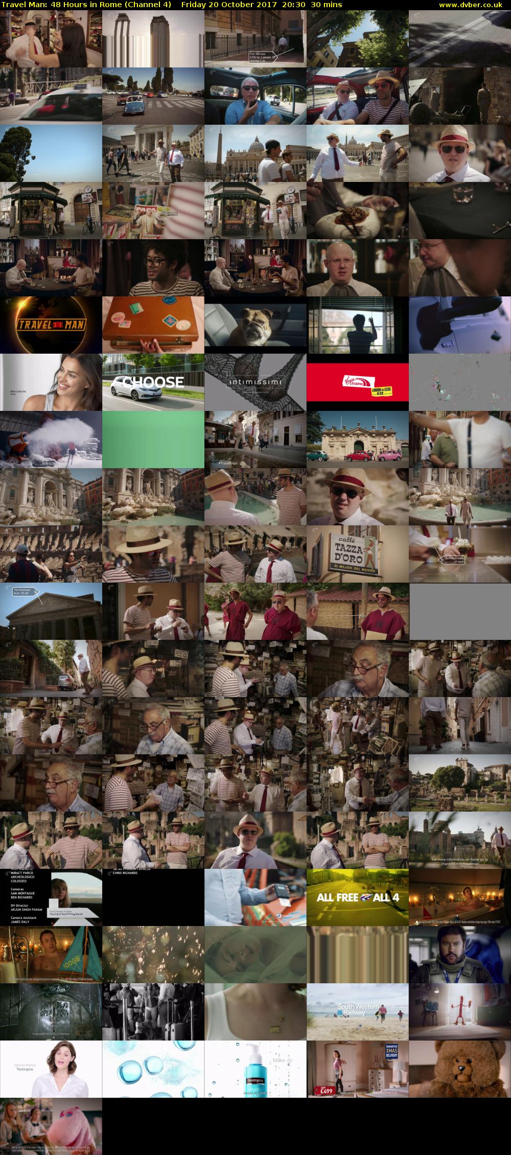 Travel Man: 48 Hours in Rome (Channel 4) Friday 20 October 2017 20:30 - 21:00