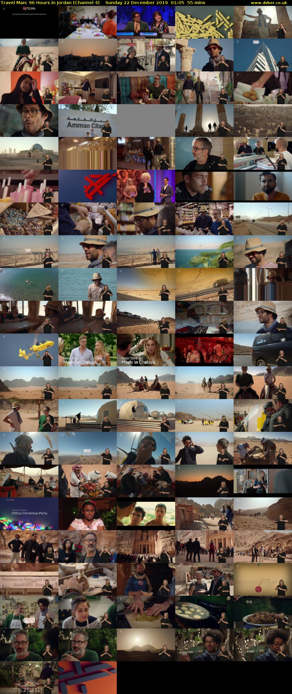 Travel Man: 96 Hours in Jordan (Channel 4) Sunday 22 December 2019 01:05 - 02:00