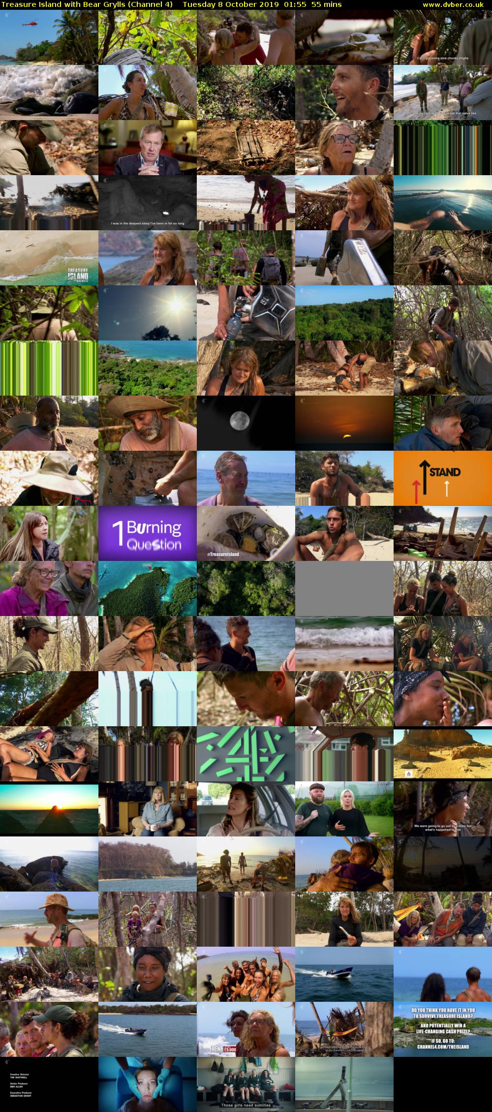 Treasure Island with Bear Grylls (Channel 4) Tuesday 8 October 2019 01:55 - 02:50