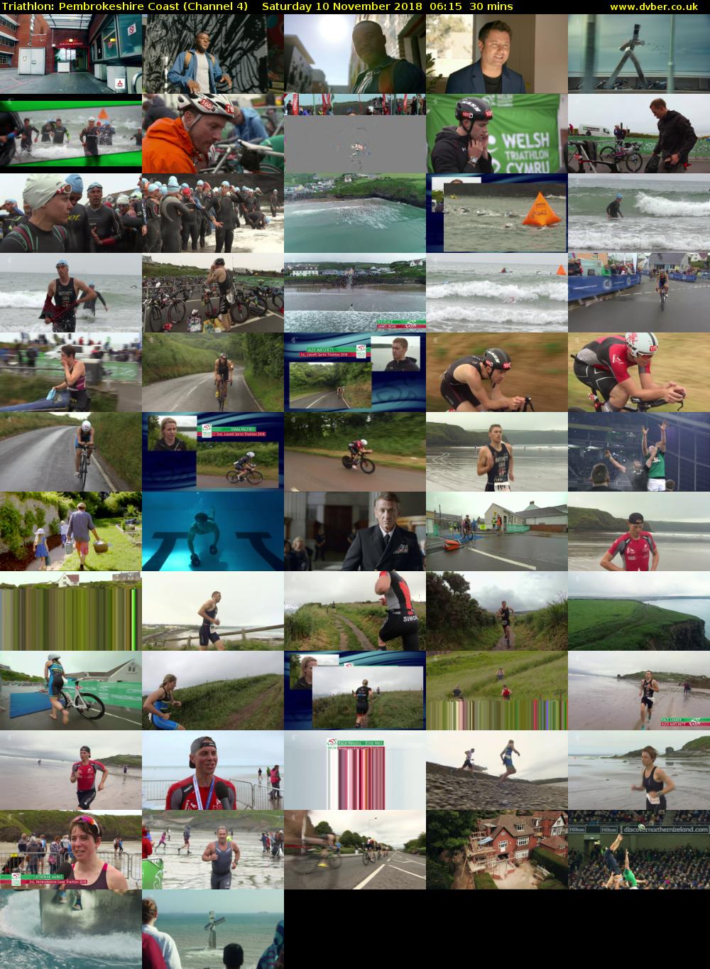 Triathlon: Pembrokeshire Coast (Channel 4) Saturday 10 November 2018 06:15 - 06:45