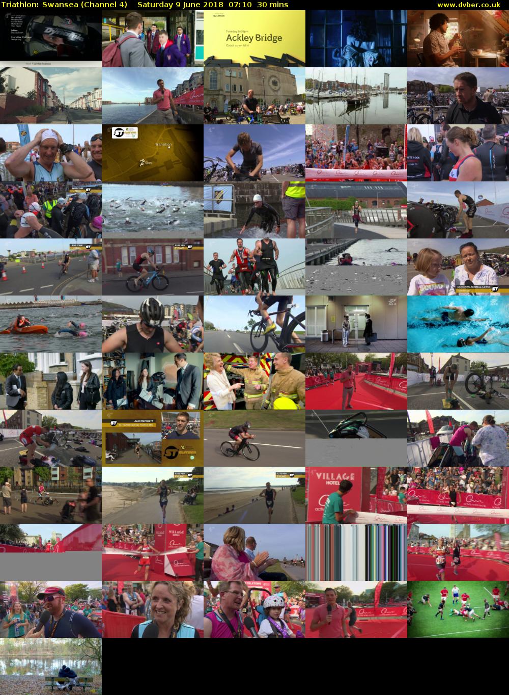 Triathlon: Swansea (Channel 4) Saturday 9 June 2018 07:10 - 07:40