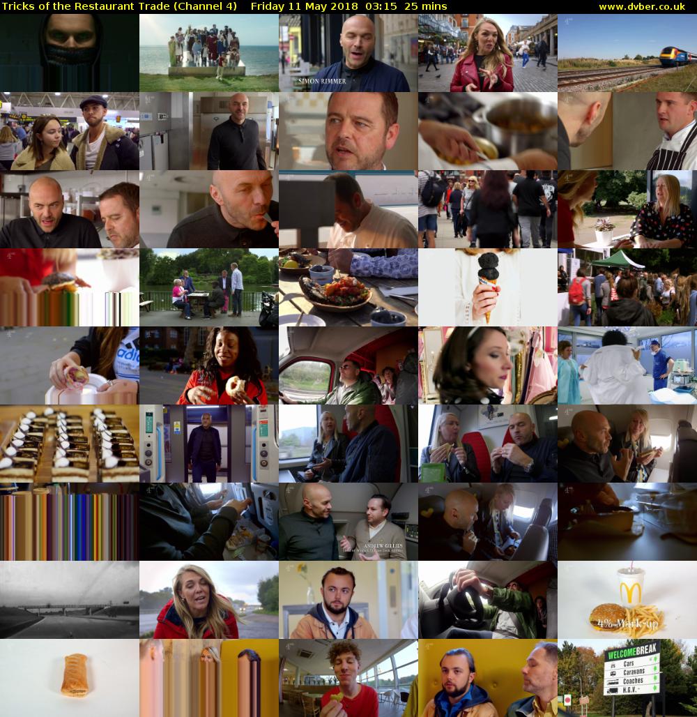 Tricks of the Restaurant Trade (Channel 4) Friday 11 May 2018 03:15 - 03:40