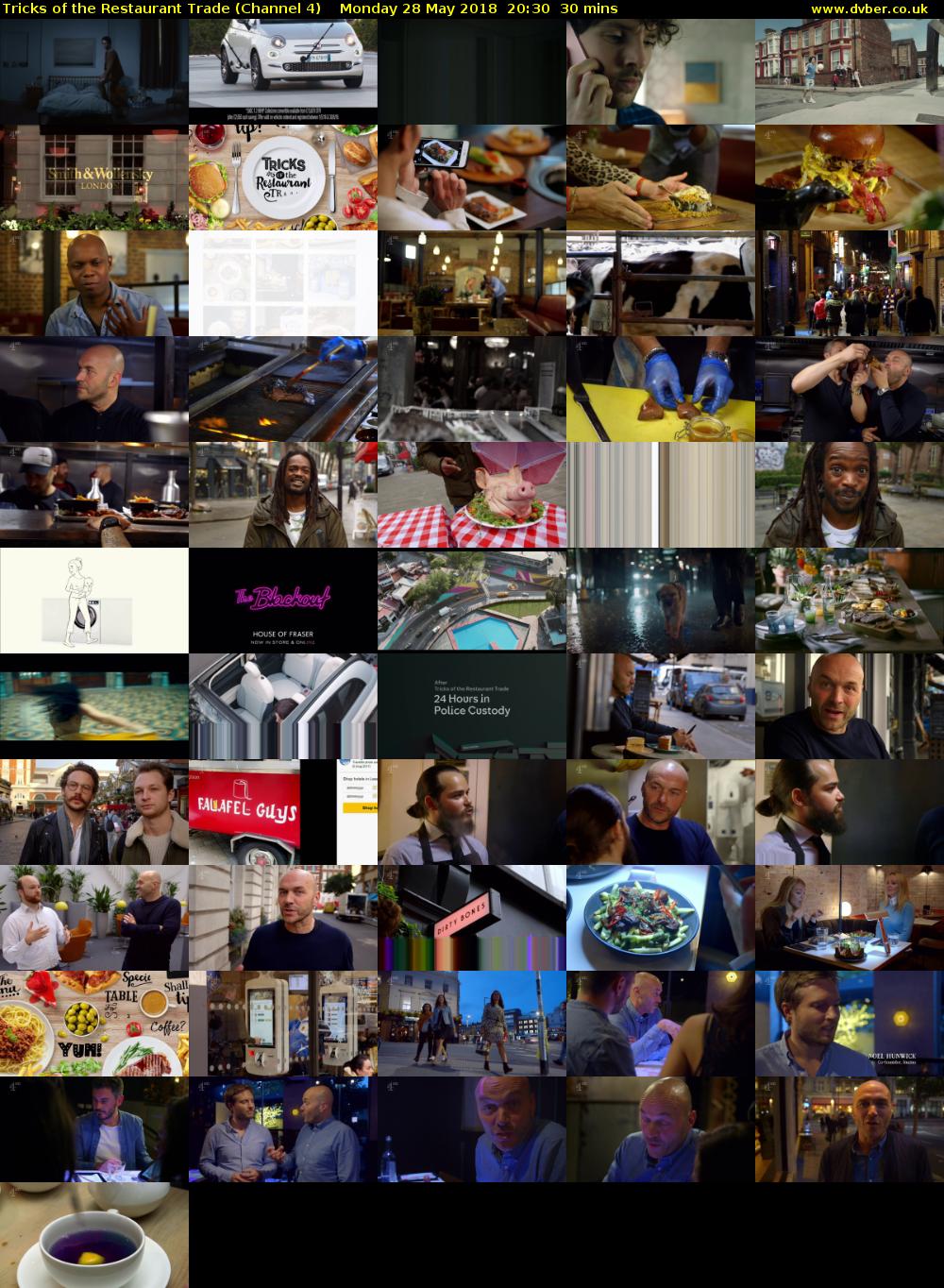 Tricks of the Restaurant Trade (Channel 4) Monday 28 May 2018 20:30 - 21:00