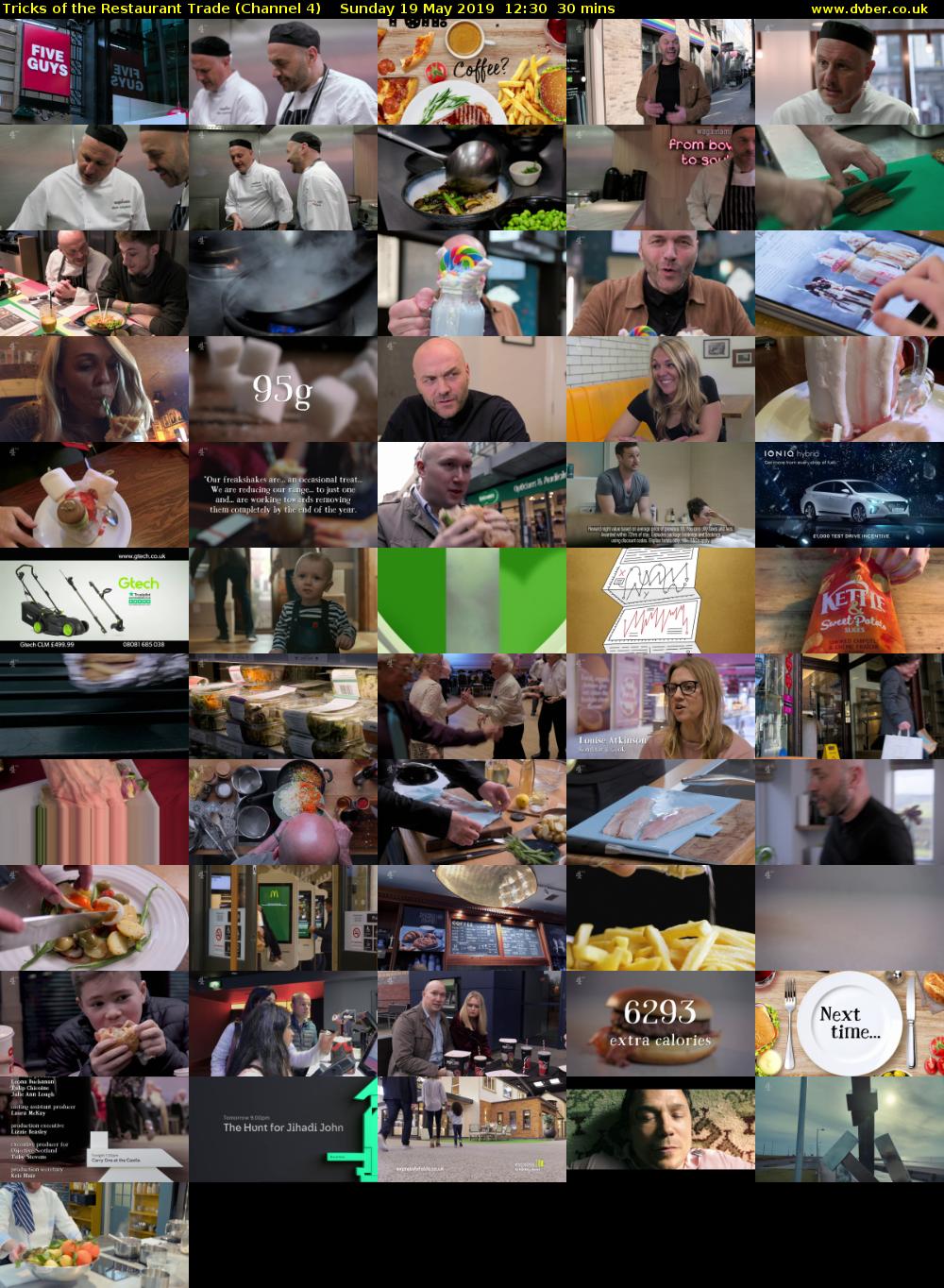 Tricks of the Restaurant Trade (Channel 4) Sunday 19 May 2019 12:30 - 13:00