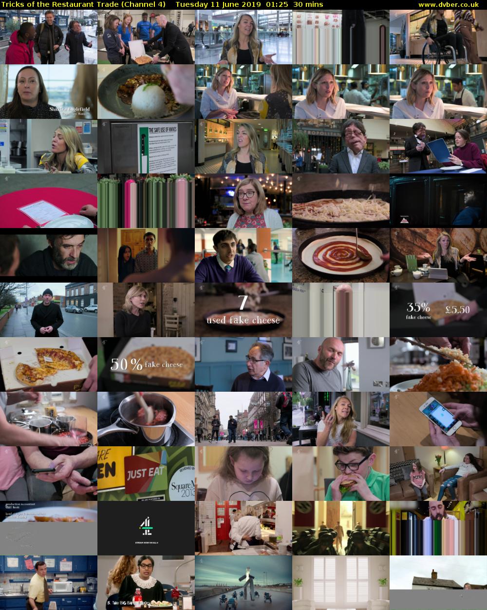 Tricks of the Restaurant Trade (Channel 4) Tuesday 11 June 2019 01:25 - 01:55