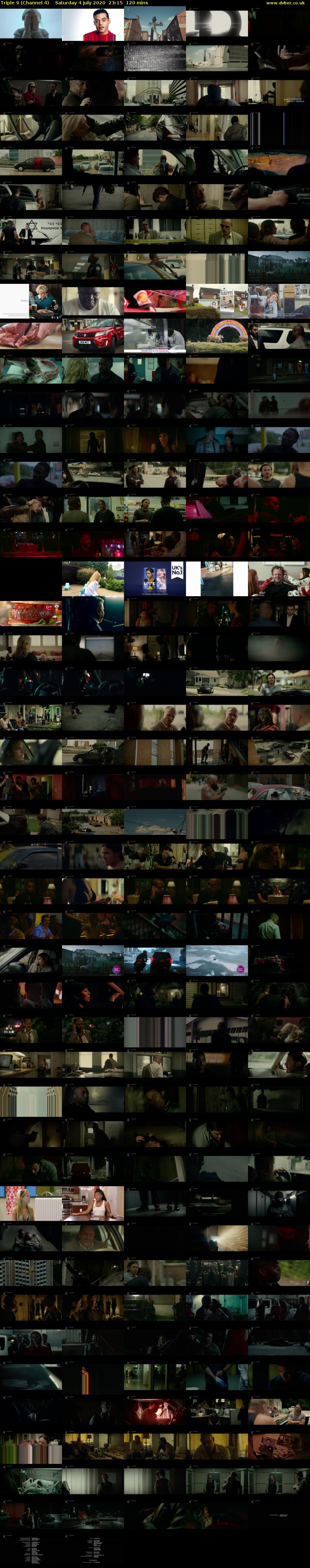 Triple 9 (Channel 4) Saturday 4 July 2020 23:15 - 01:15