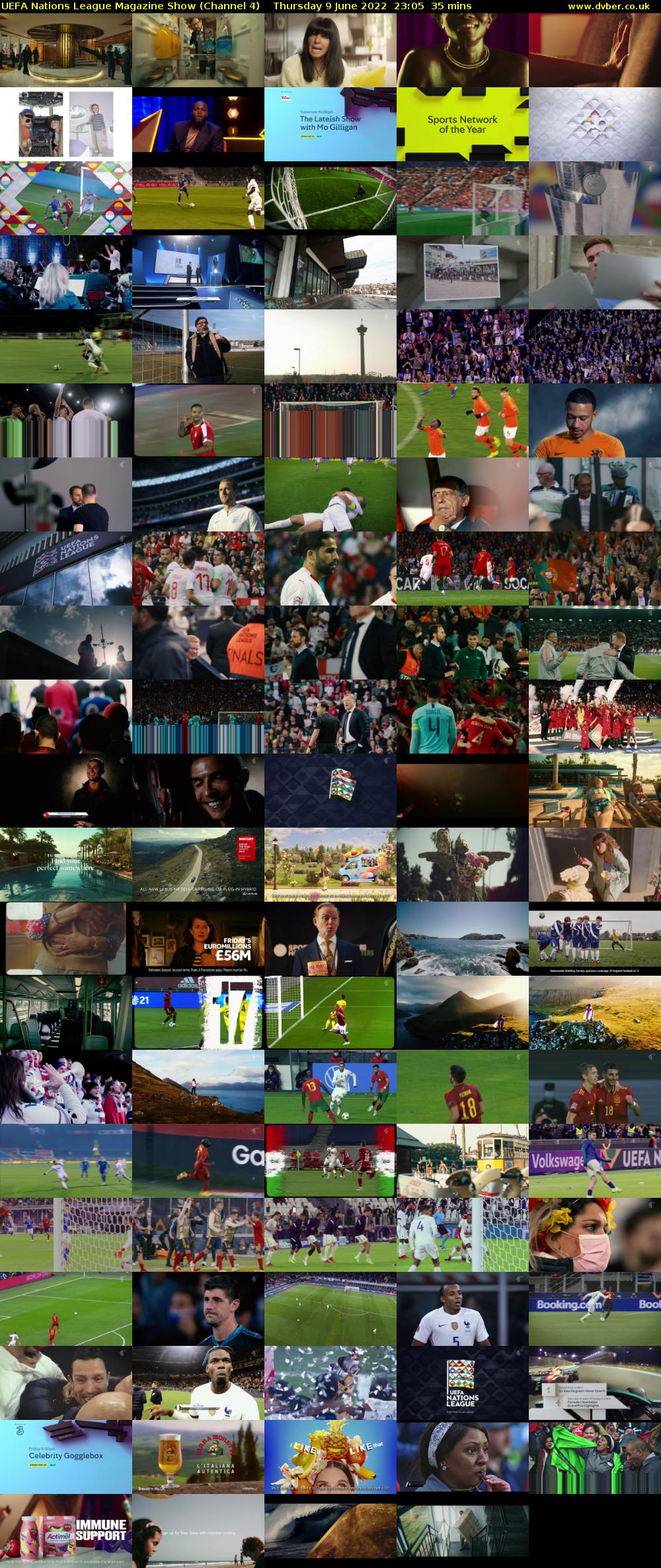UEFA Nations League Magazine Show (Channel 4) Thursday 9 June 2022 23:05 - 23:40