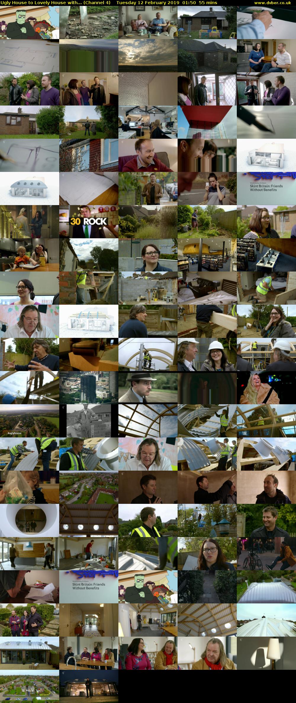 Ugly House to Lovely House with... (Channel 4) Tuesday 12 February 2019 01:50 - 02:45