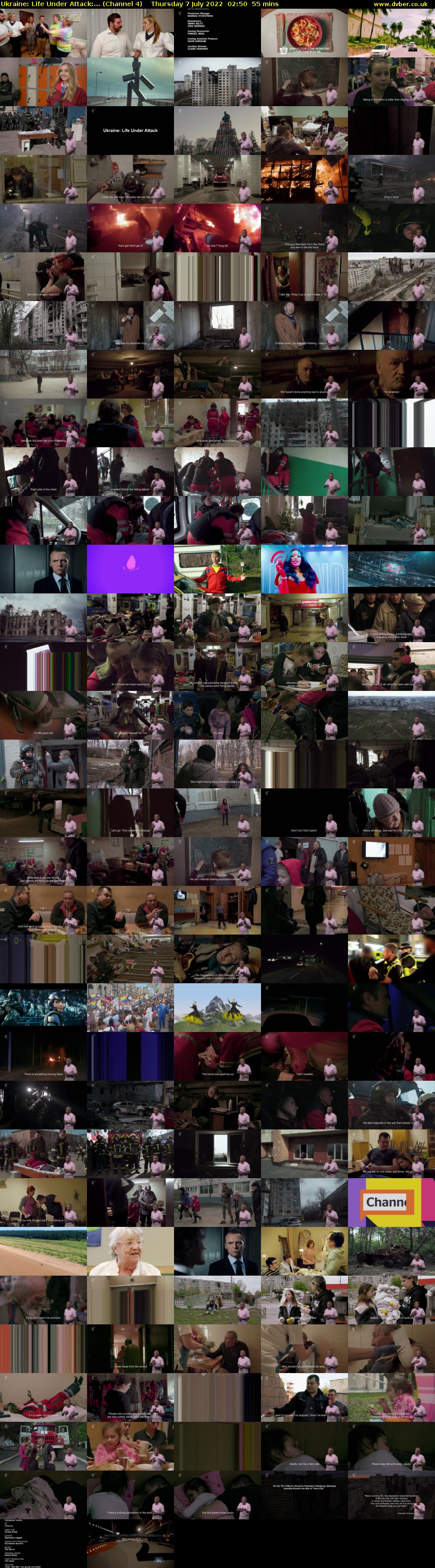 Ukraine: Life Under Attack:... (Channel 4) Thursday 7 July 2022 02:50 - 03:45