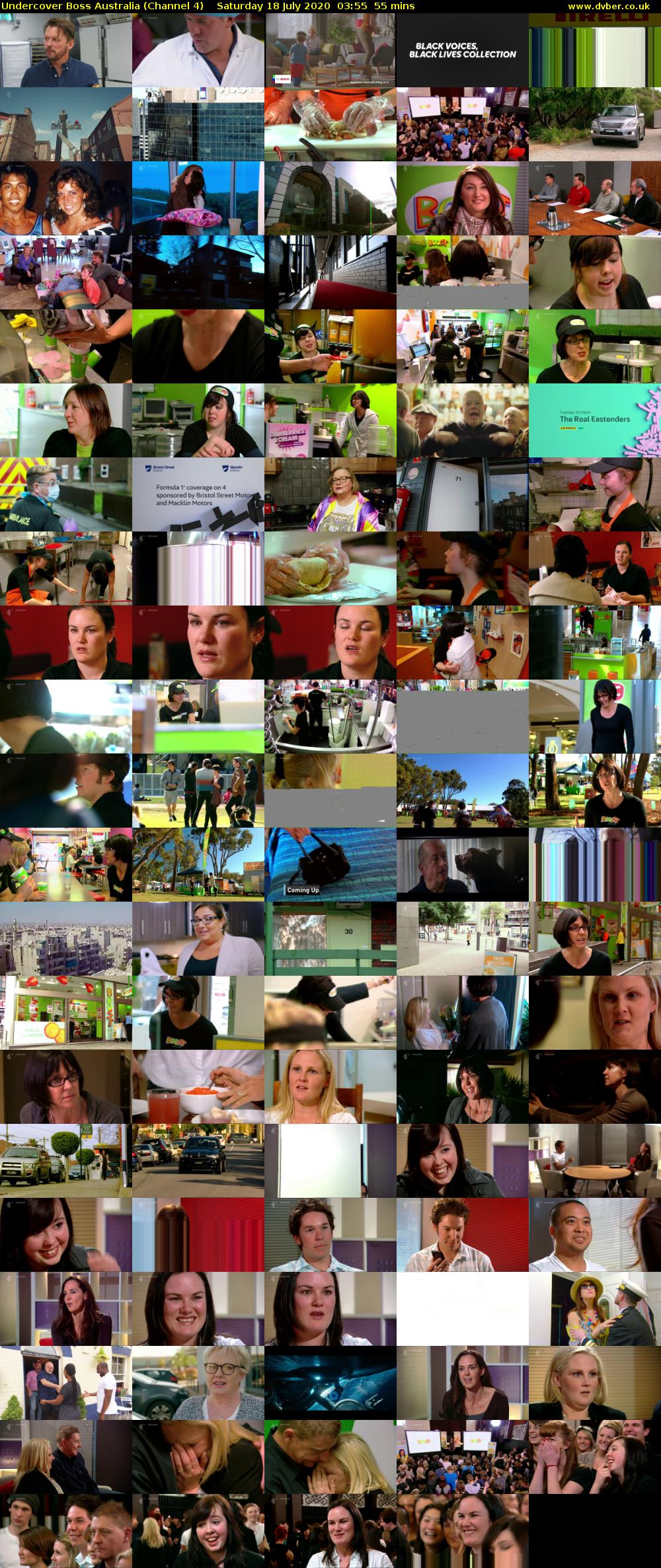 Undercover Boss Australia (Channel 4) Saturday 18 July 2020 03:55 - 04:50