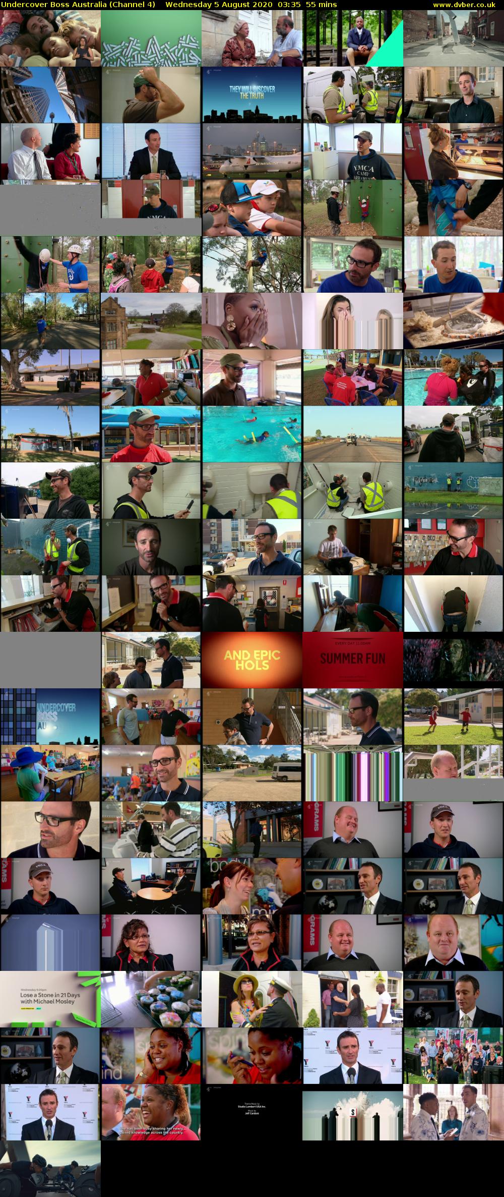 Undercover Boss Australia (Channel 4) Wednesday 5 August 2020 03:35 - 04:30