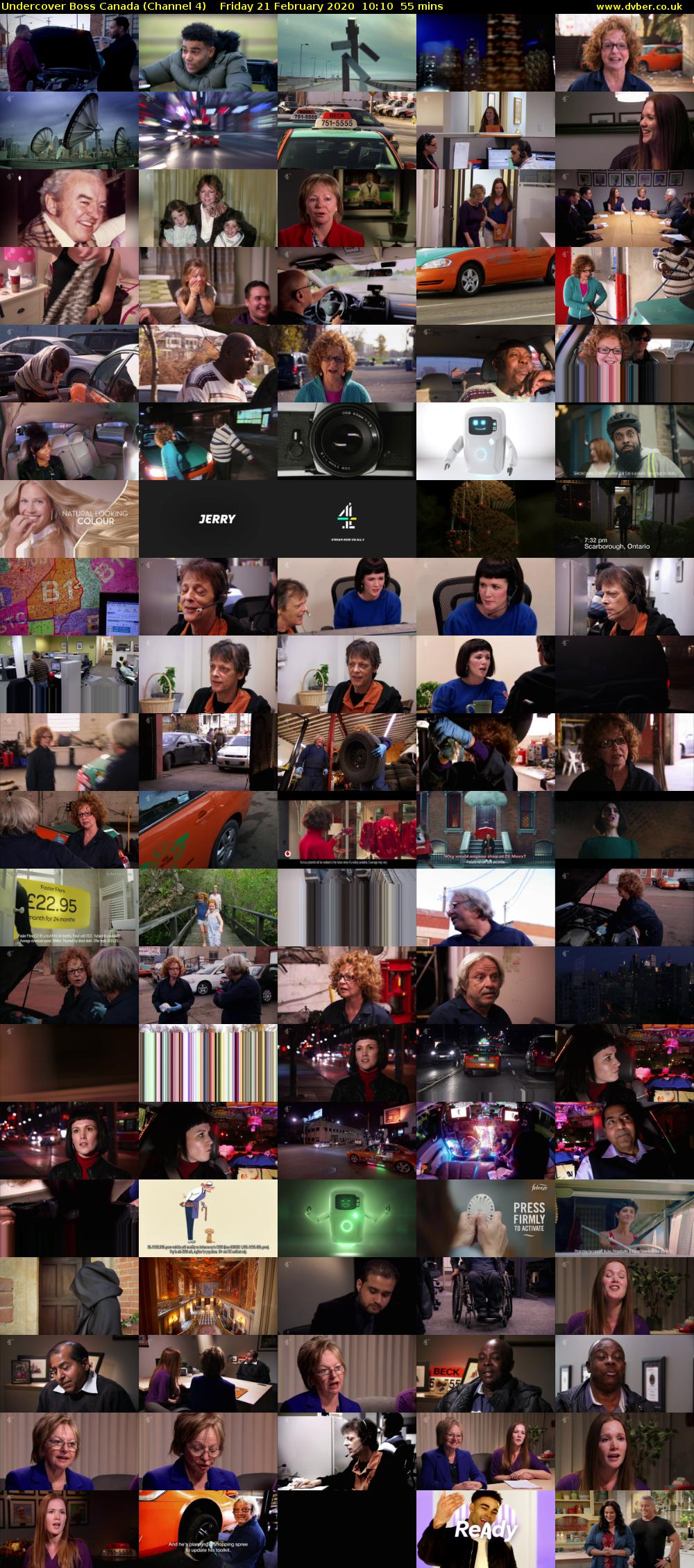 Undercover Boss Canada (Channel 4) Friday 21 February 2020 10:10 - 11:05