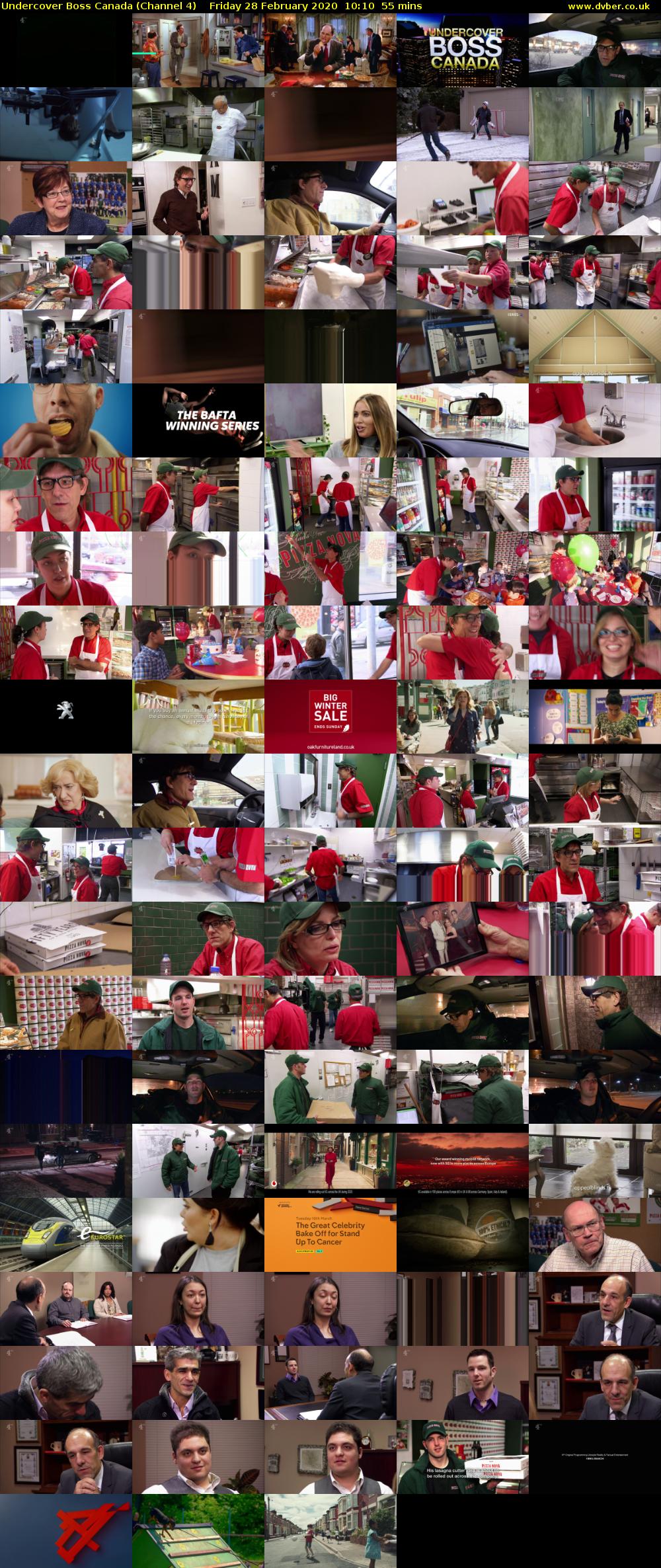 Undercover Boss Canada (Channel 4) Friday 28 February 2020 10:10 - 11:05